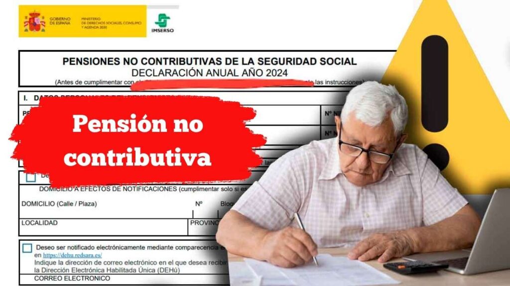 Pensión no contributiva: cómo solicitar los 517€ paso a paso
