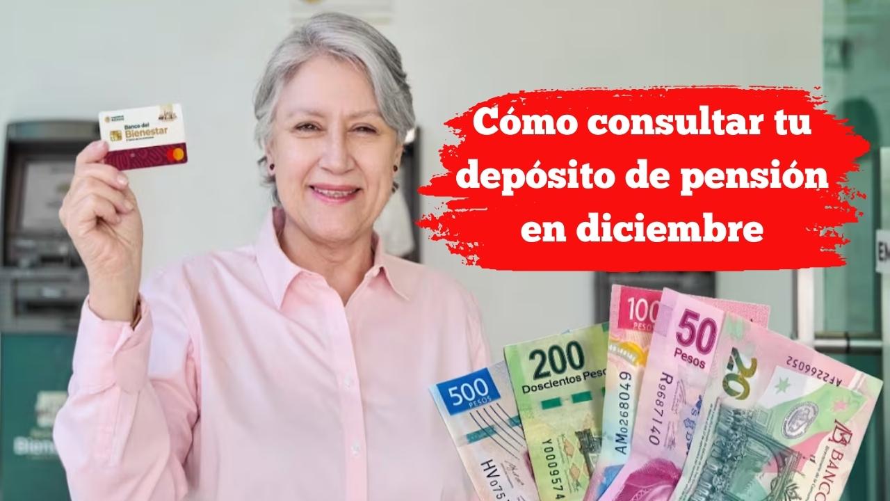Cómo consultar tu depósito de pensión en diciembre 2025 desde la app del banco